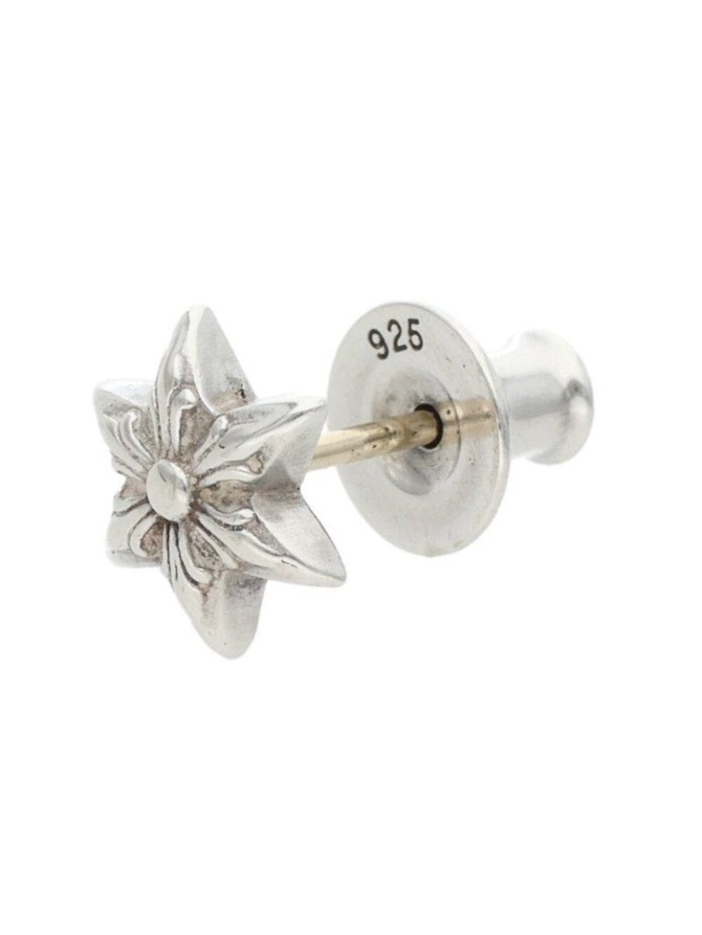 Chrome Hearts CO Star Stud Silver Earrings